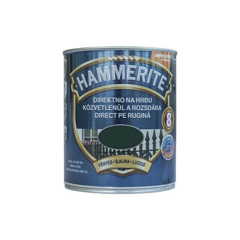 LAK SJAJNI TAMNOZELENI SMOOTH 750/250ML HAMMERITE