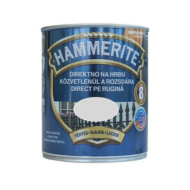 LAK SJAJNI SREBRNI SMOOTH 750/250ML HAMMERITE