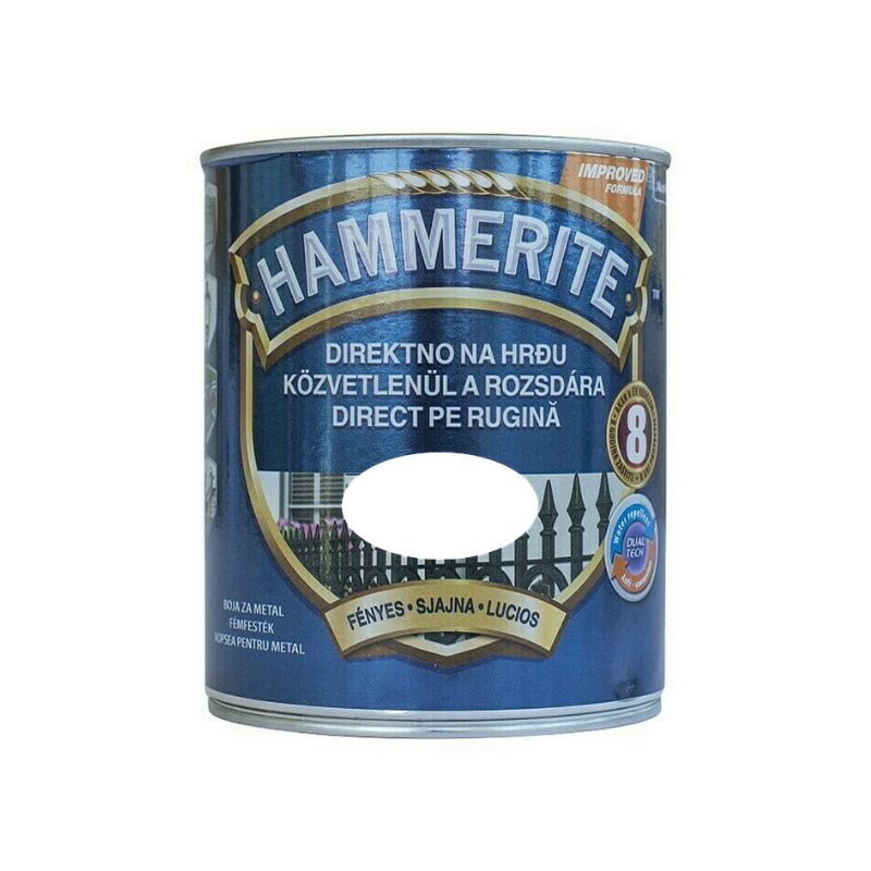 LAK SJAJNI BIJELI SMOOTH 750/250ML HAMMERITE