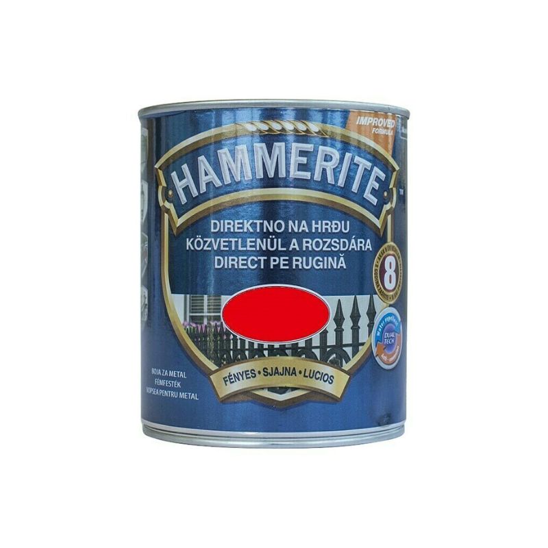 LAK SJAJNI CRVENI SMOOTH 750/250ML HAMMERITE
