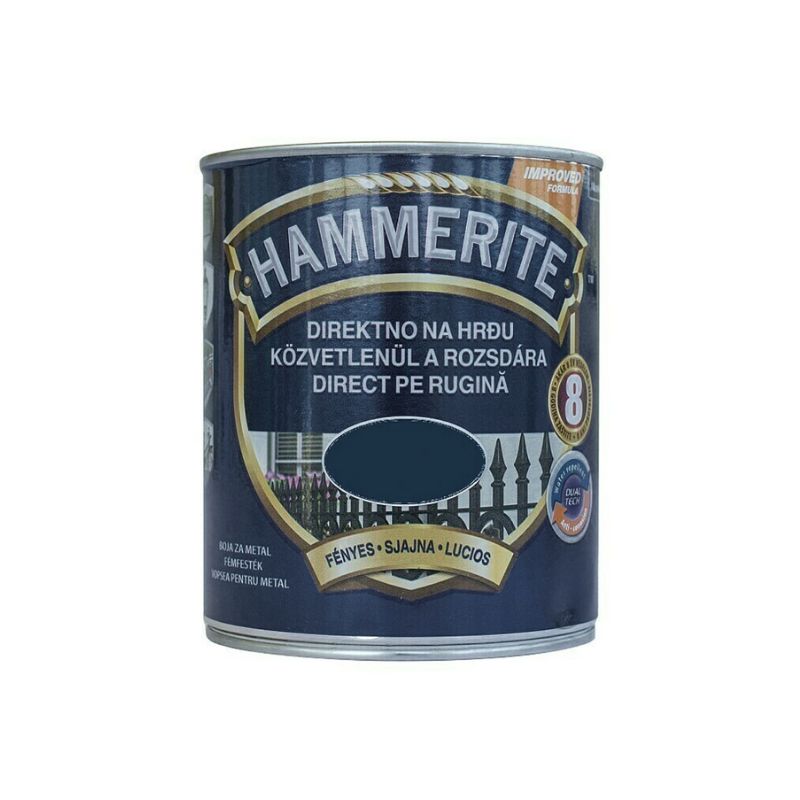 LAK EFEKT MAX TAMNOPLAVI 750/250ML HAMMERITE