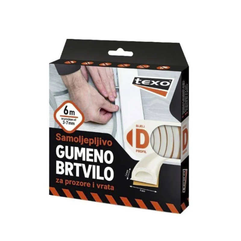 BRTVILO GUMENO D- PROFIL BIJELO