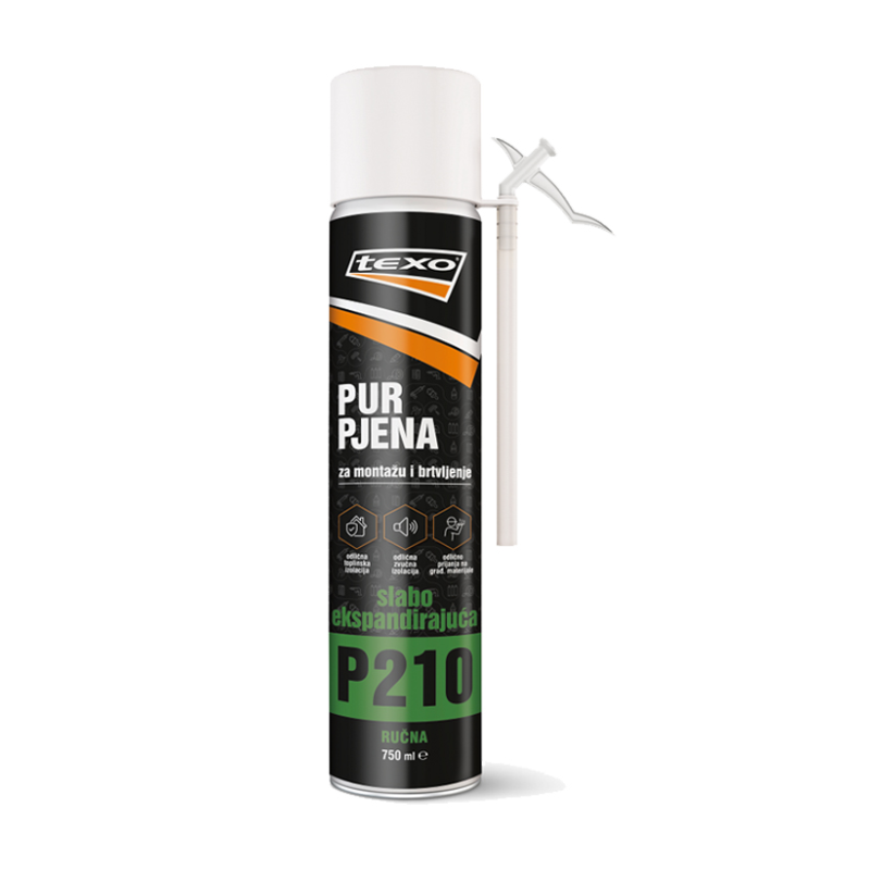 Pur pjena ručna P210 750 ml TEXO