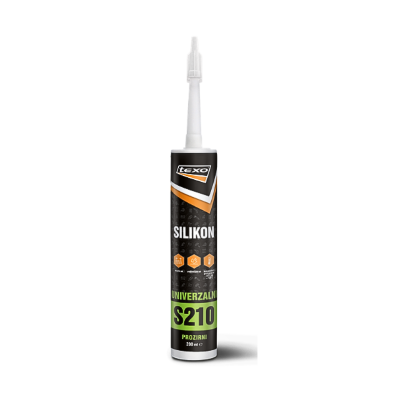 Silikon univerzalni prozirni S210 280ml TEXO