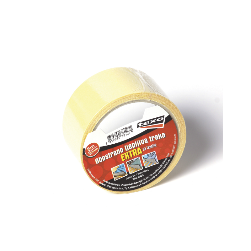 TRAKA OBOSTRANA LJEPLJIVA NA TEKSTILU - EXTRA