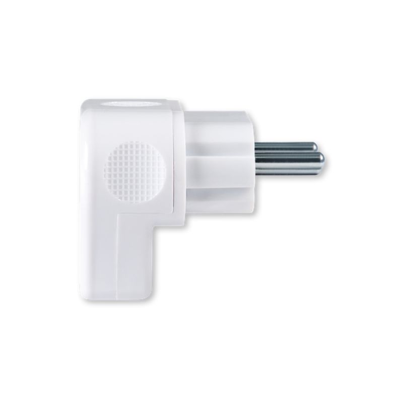 UTIKAČ 3 FAZNI KUTNI SA KONTAKTOM ZA UZEMLJENJE L-IZVEDBE 16A 440 V BIJELI