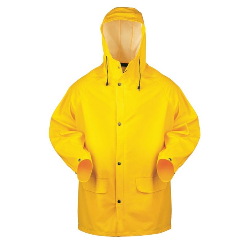 JAKNA ZA KIŠU S KAPULJAČOM - ŽUTA